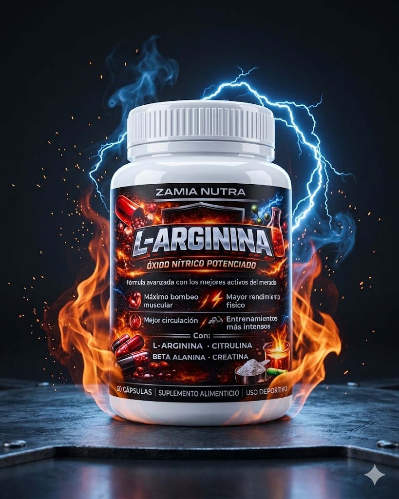 L-ARGININA ZAMIA NUTRA - ÓXIDO NÍTRICO